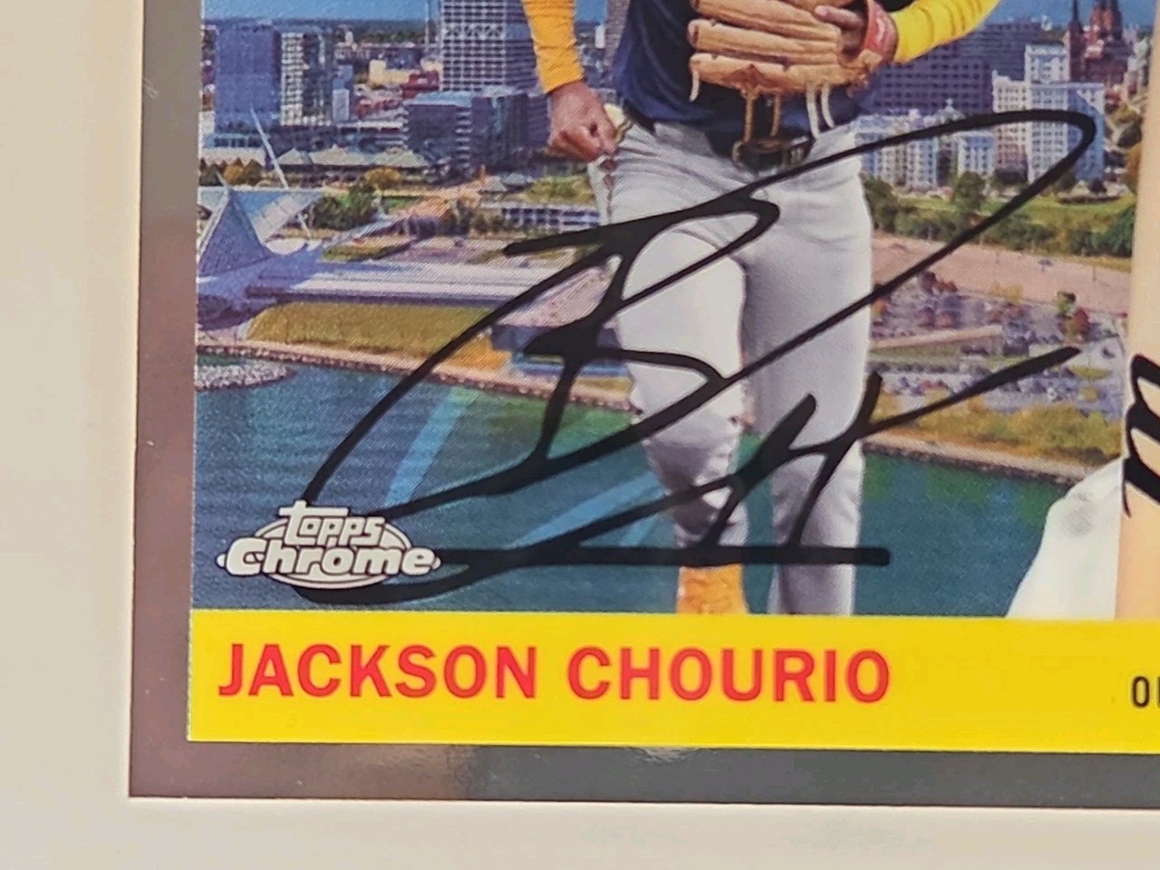Jackson Chourio | 2025 Topps Platinum Anniversary | 55CV-45 City Variation SSP