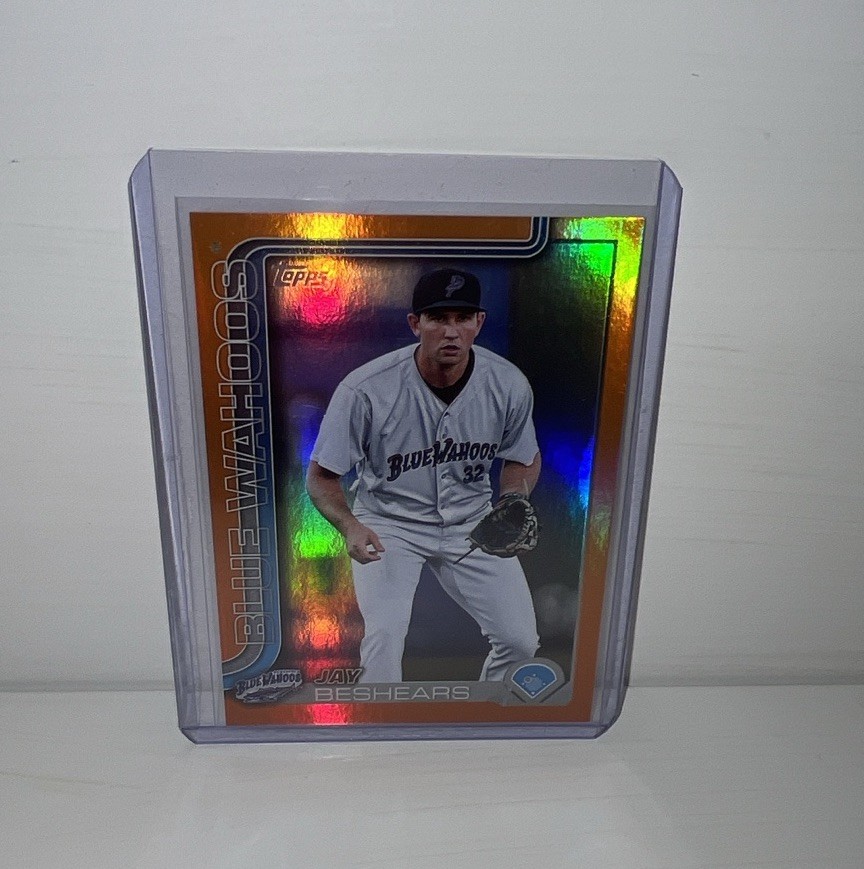 2025 Topps Pro Debut Jay Beshears Orange Foil /25 #PD-135 Marlins