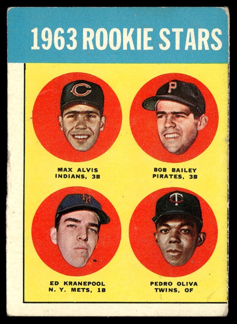 1963 Topps 1963 Rookie Stars Kranepool / Oliva RC Twins / Mets #228