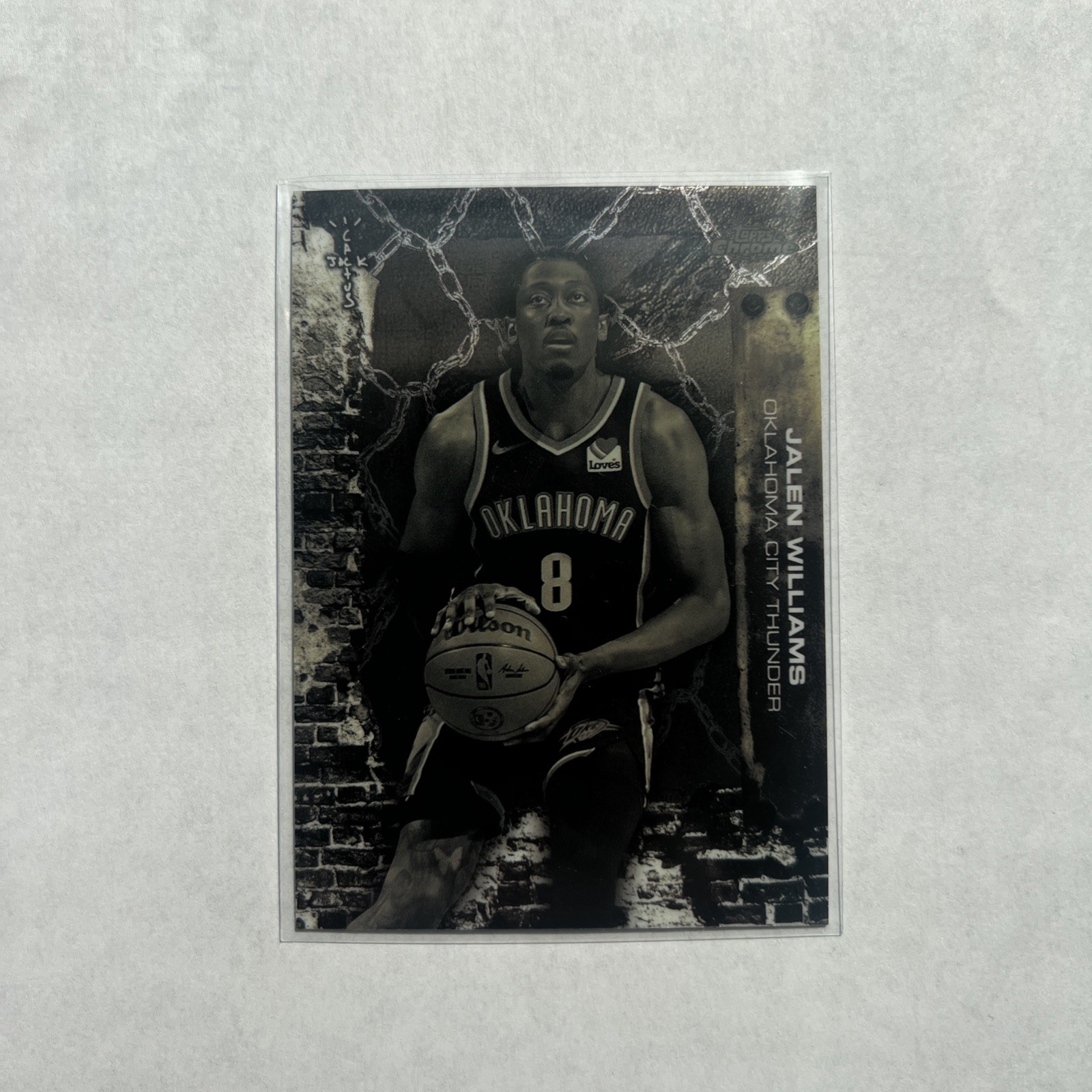 Jalen Williams 2025-26 Topps Chrome Cactus Jack #36 Oklahoma City Thunder