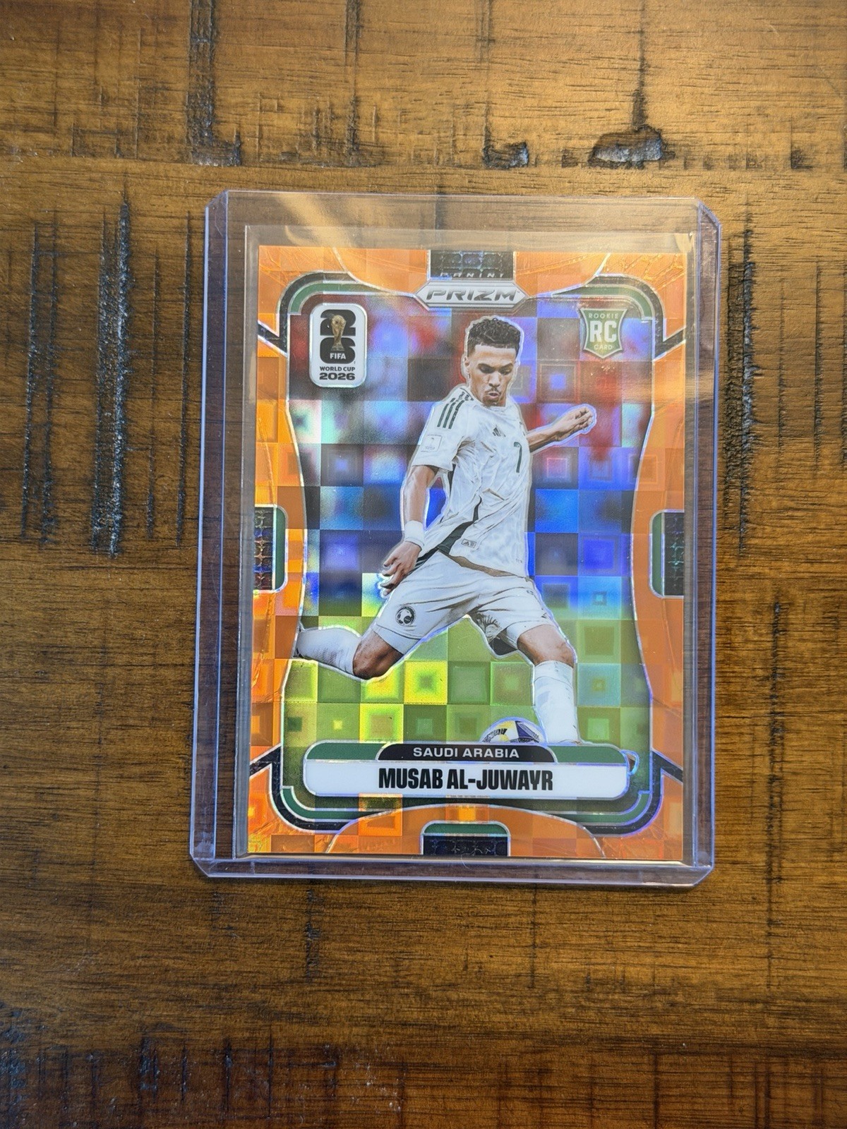2026 Panini FIFA World Cup Prizm MUSAB AL-JUWAYR Orange Pandora /215 KSA 🇸🇦