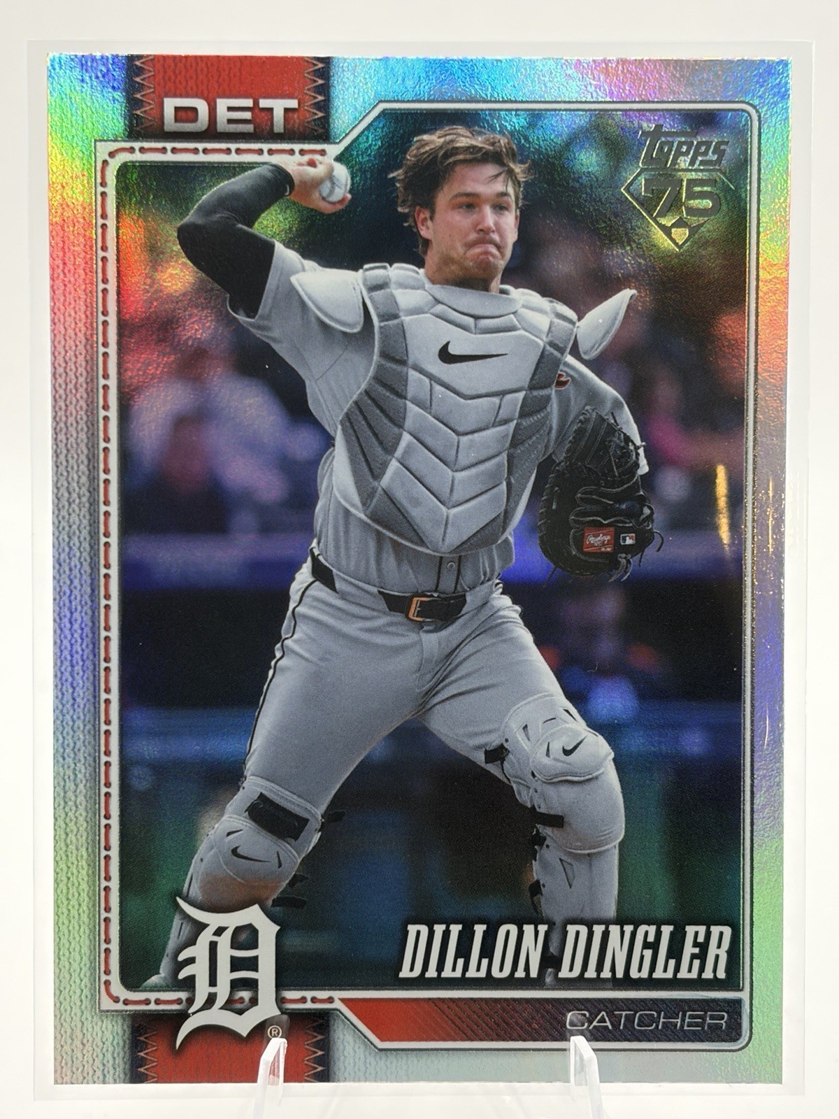 2026 Topps Series 2 Dillon Dingler Rainbow Foil 351 Tigers