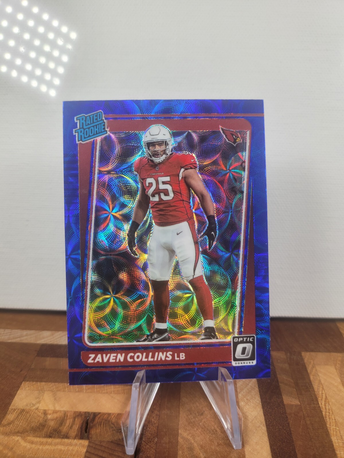 2021 Panini Donruss Optic Zaven Collins Blue Scope Prizm Rated Rookie Cardinals