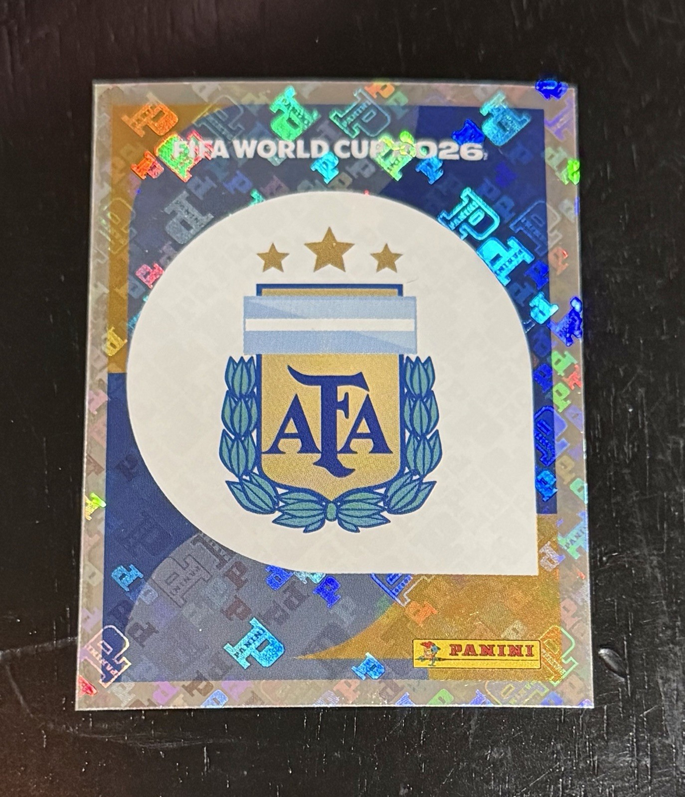 Panini FIFA World Cup 2026 ARG 1 Argentina Team Badge Sticker Club Logo