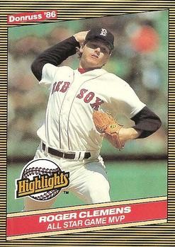 1986 Donruss Highlights #26 Roger Clemens