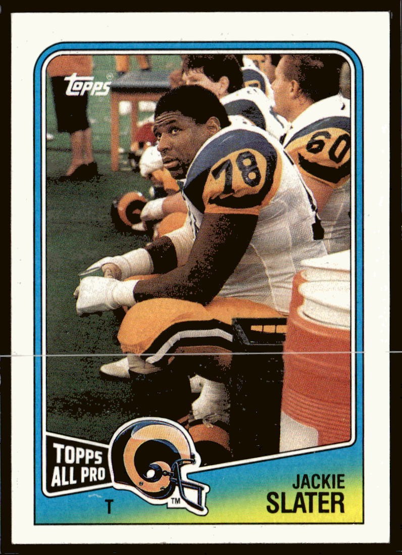 1988 Topps Jackie Slater #295 Los Angeles Rams