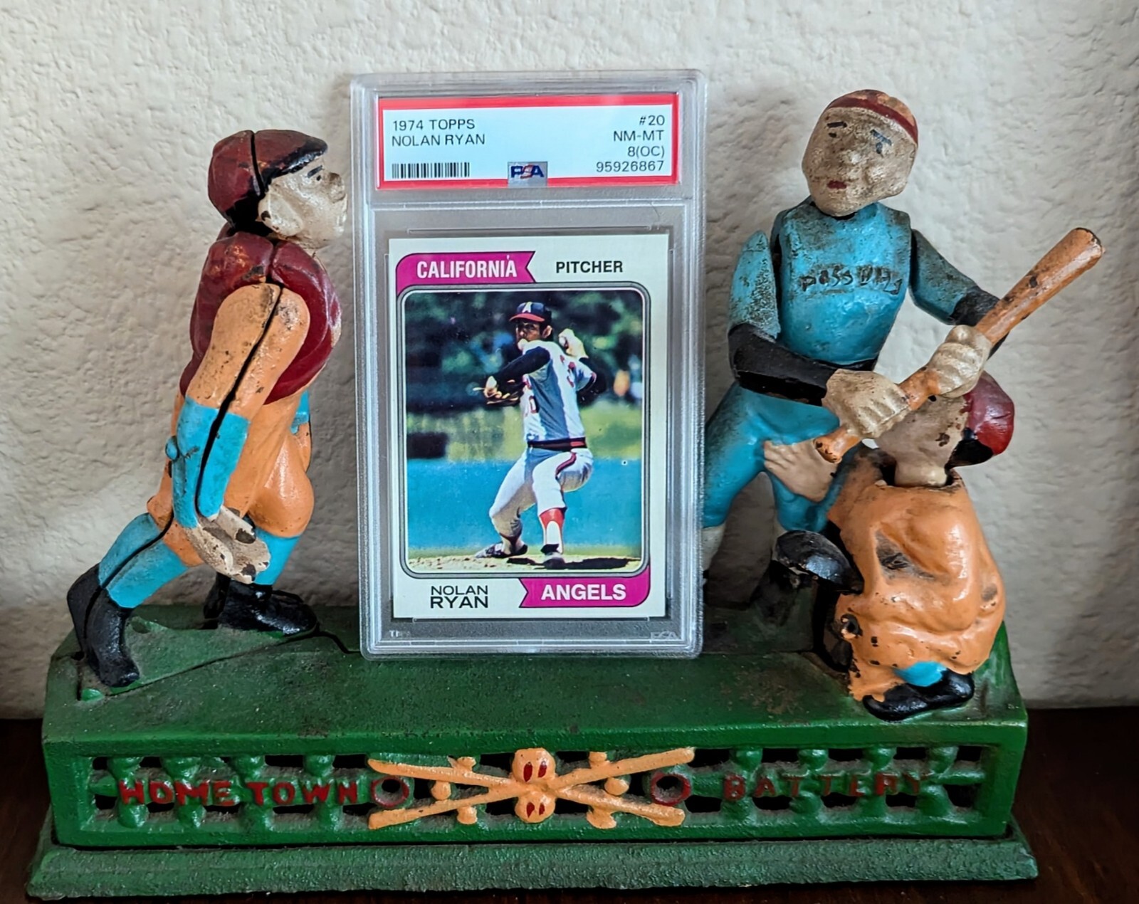 NOLAN RYAN~CALIFORNIA ANGELS~1974 TOPPS PSA-8 NM-MT (OC) See Pictures