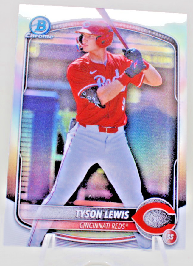 2025 Bowman Draft Chrome – Tyson Lewis #BDC-32 Refractor Reds