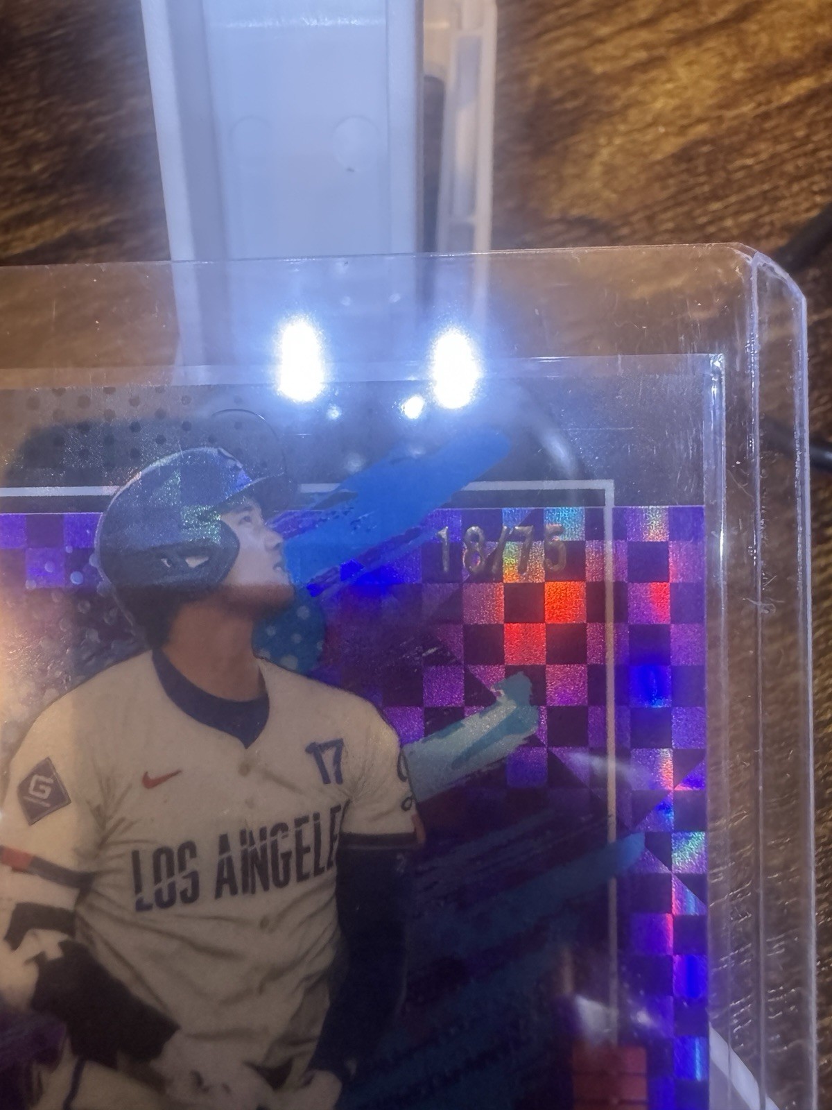 2026 Topps Finest Shohei Ohtani Purple Refractor 18/75 Dodgers/Japan Jersey Num.
