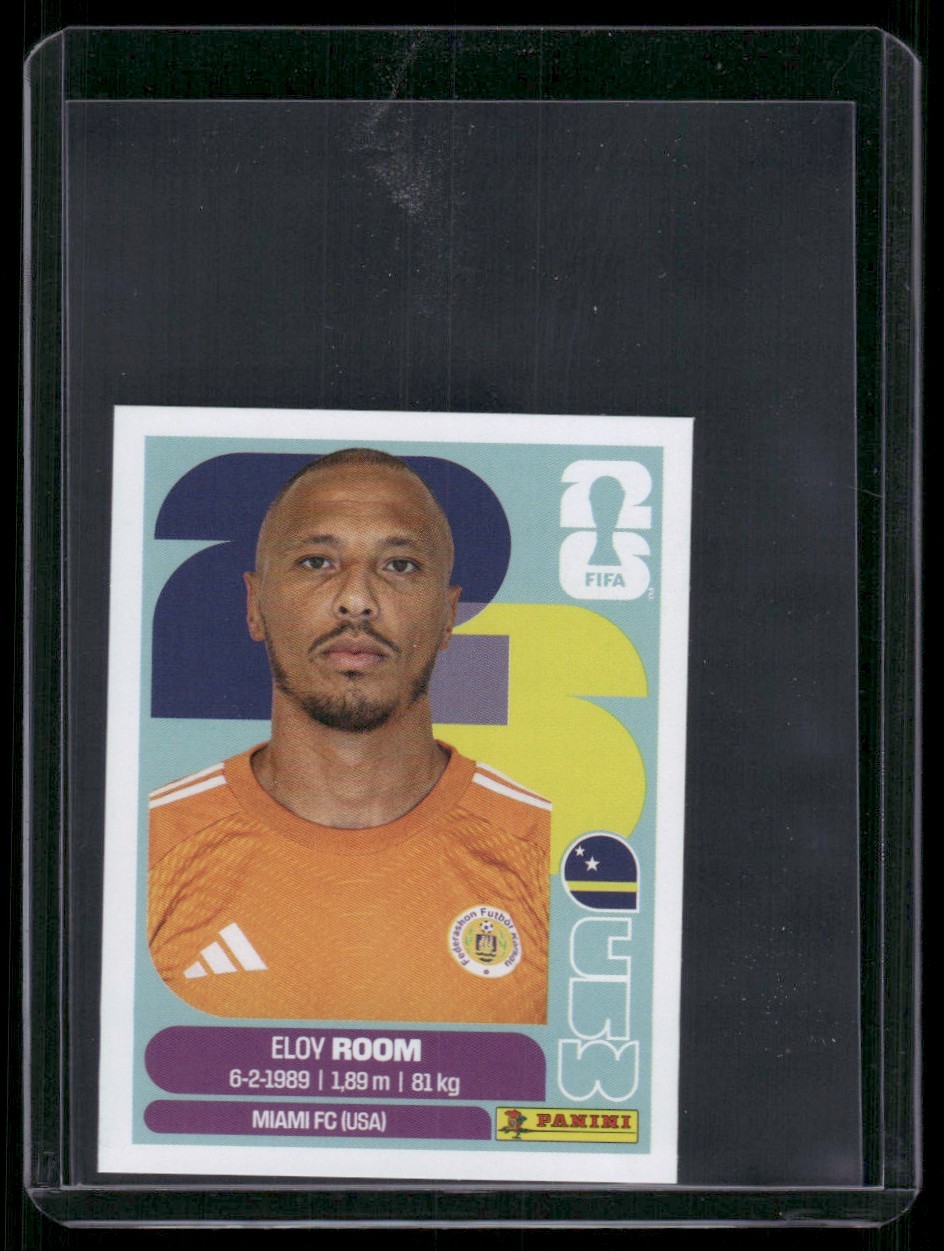 Eloy Room 2026 Panini FIFA World Cup Sticker #CUW 2