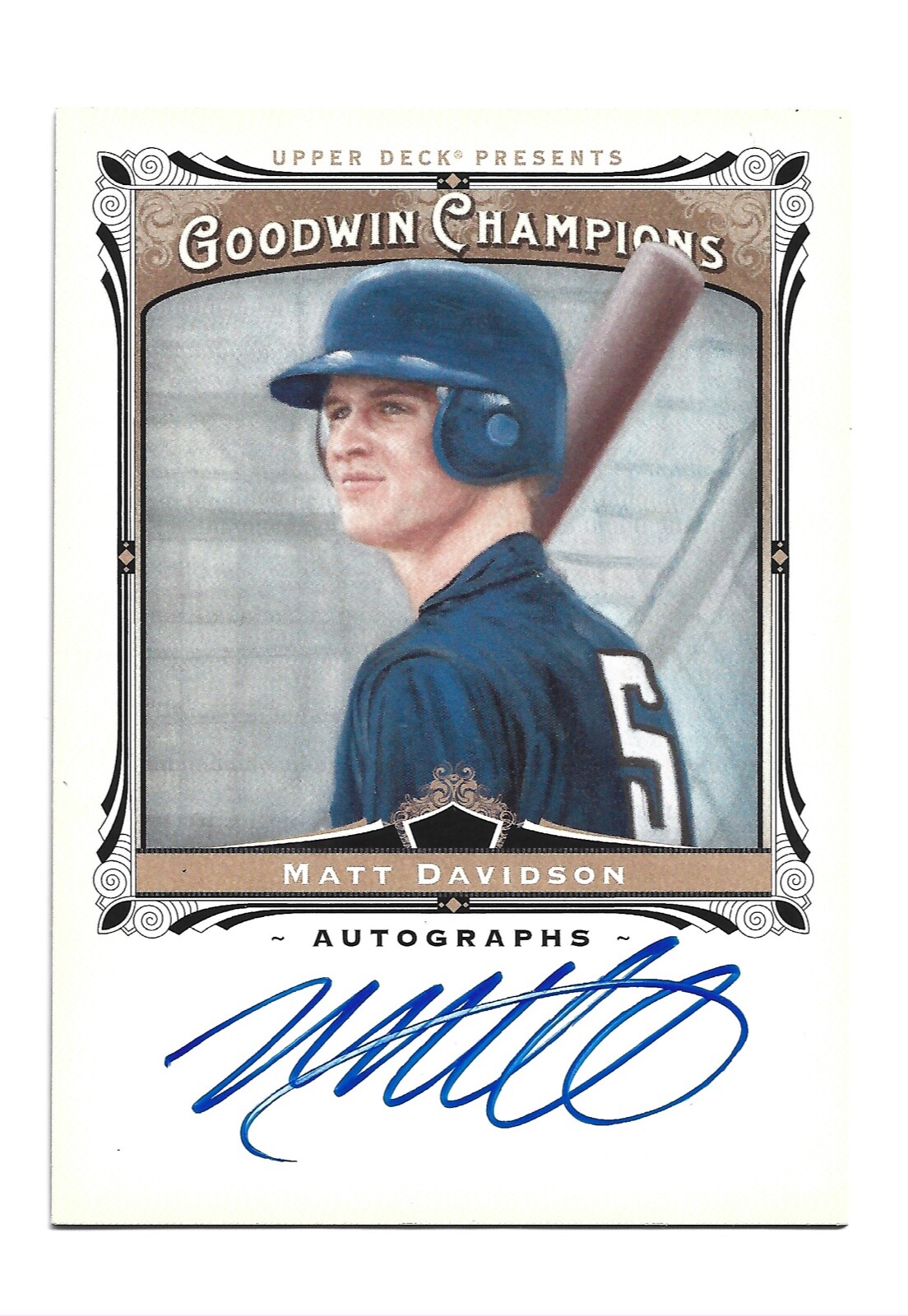Matt Davidson AUTOGRAPH Chicago White Sox 2013 Upper Deck Goodwin Champions AUTO