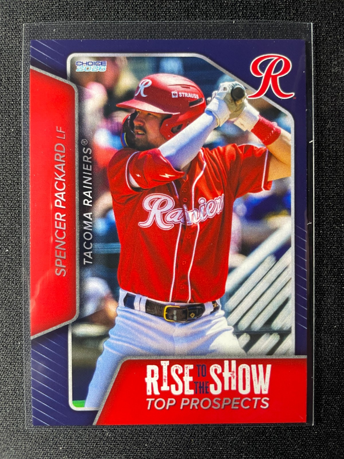 2026 Choice Tacoma Rainiers Spencer Packard Top Prospects (Mariners) 500 MADE!!!