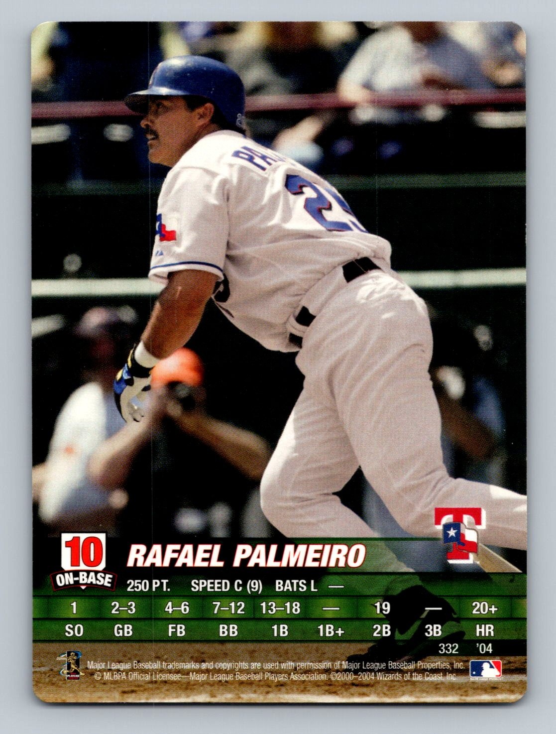 2004 MLB Showdown Rafael Palmeiro #332