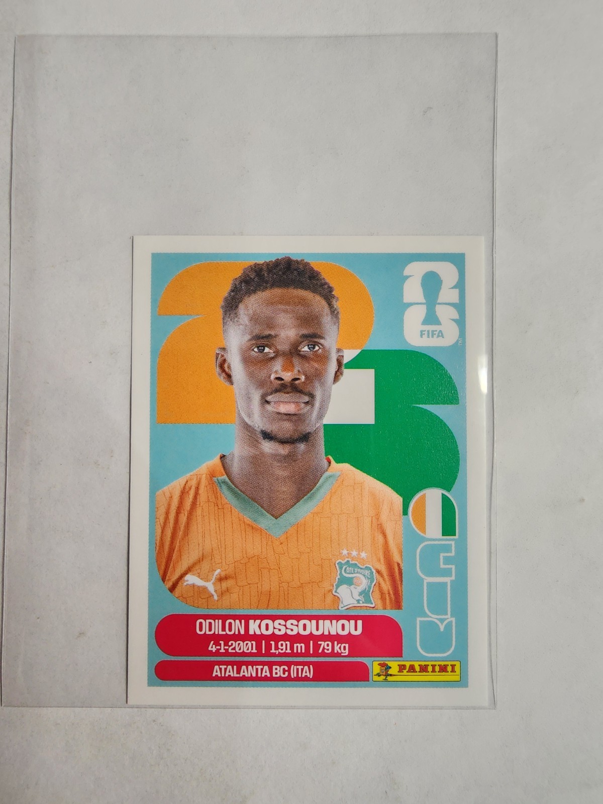 2026 Panini Fifa World Cup 26 – Odilon Kossounou #CIV 5 Sticker Ivory Coast