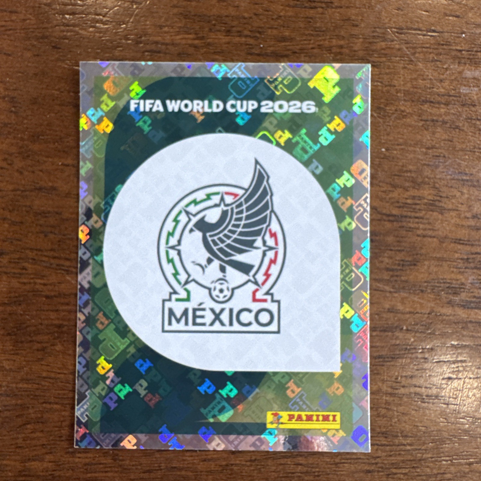 Mexico Team Logo MEX1 2026 Panini World Cup Sticker Unused Code