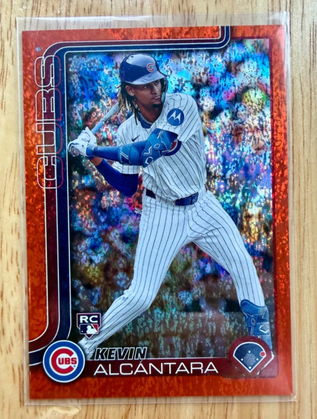 2025 Topps Series 2 – Kevin Alcantara #578 Orange Holo Foil /25 (RC)