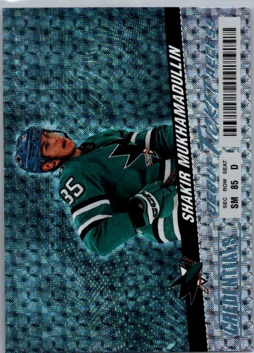 Shakir Mukhamadullin 2024-25 Upper Deck Credentials Horizontal San Jose Sharks