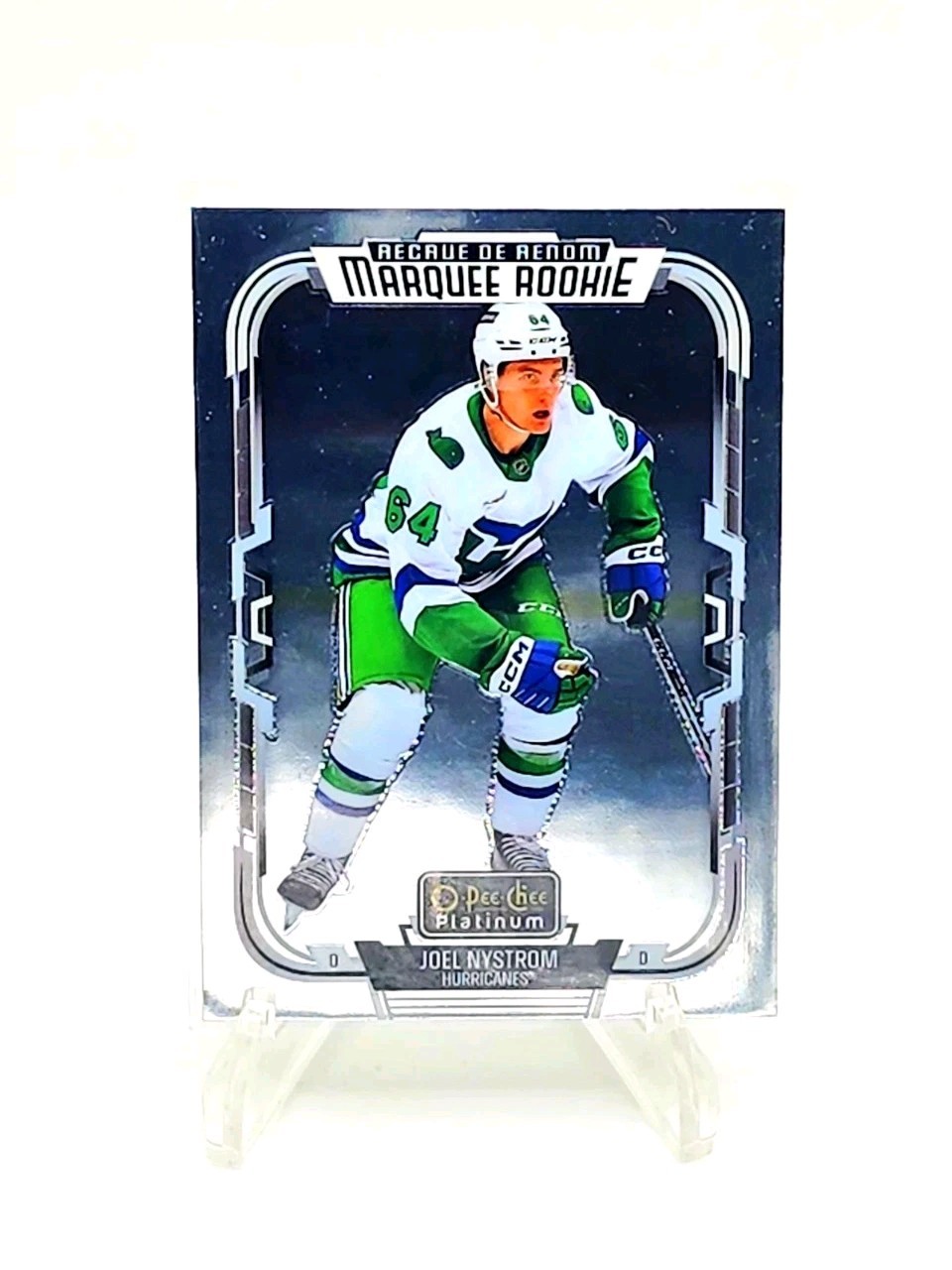 2025-26 O-Pee-Chee Platinum – Marquee Rookies Joel Nystrom #297 (RC) HURRICANES
