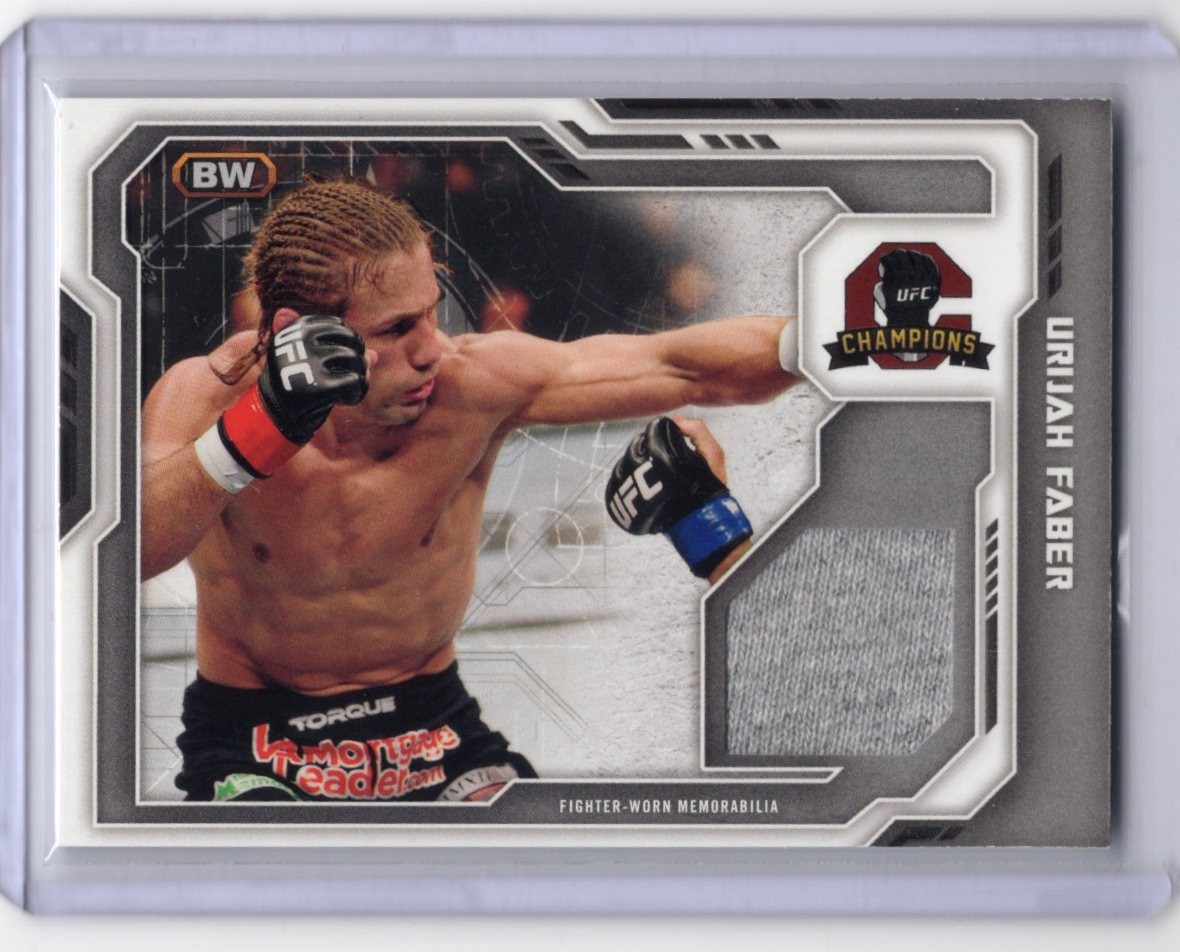 2014 Topps UFC Champions Fighter Relic Urijah Faber #CFR-UF