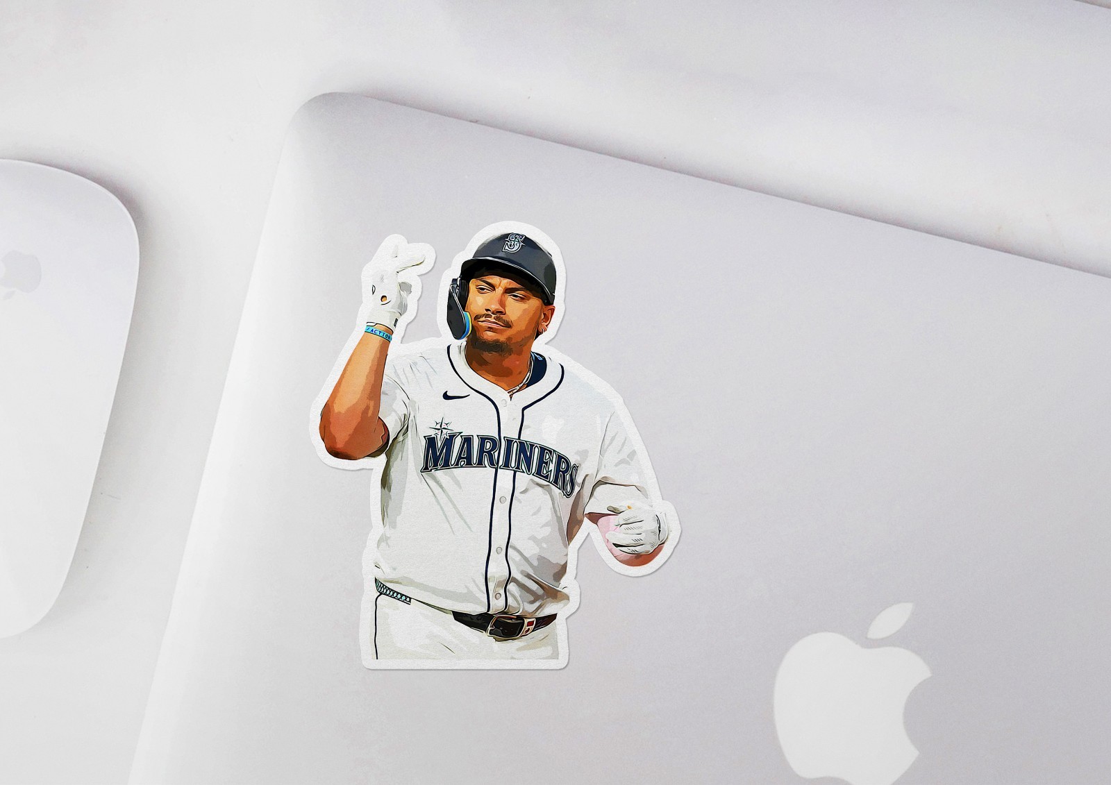 Josh Naylor Seattle Mariners Baseball Sticker Decal–Glossy Waterproof Vinyl Self