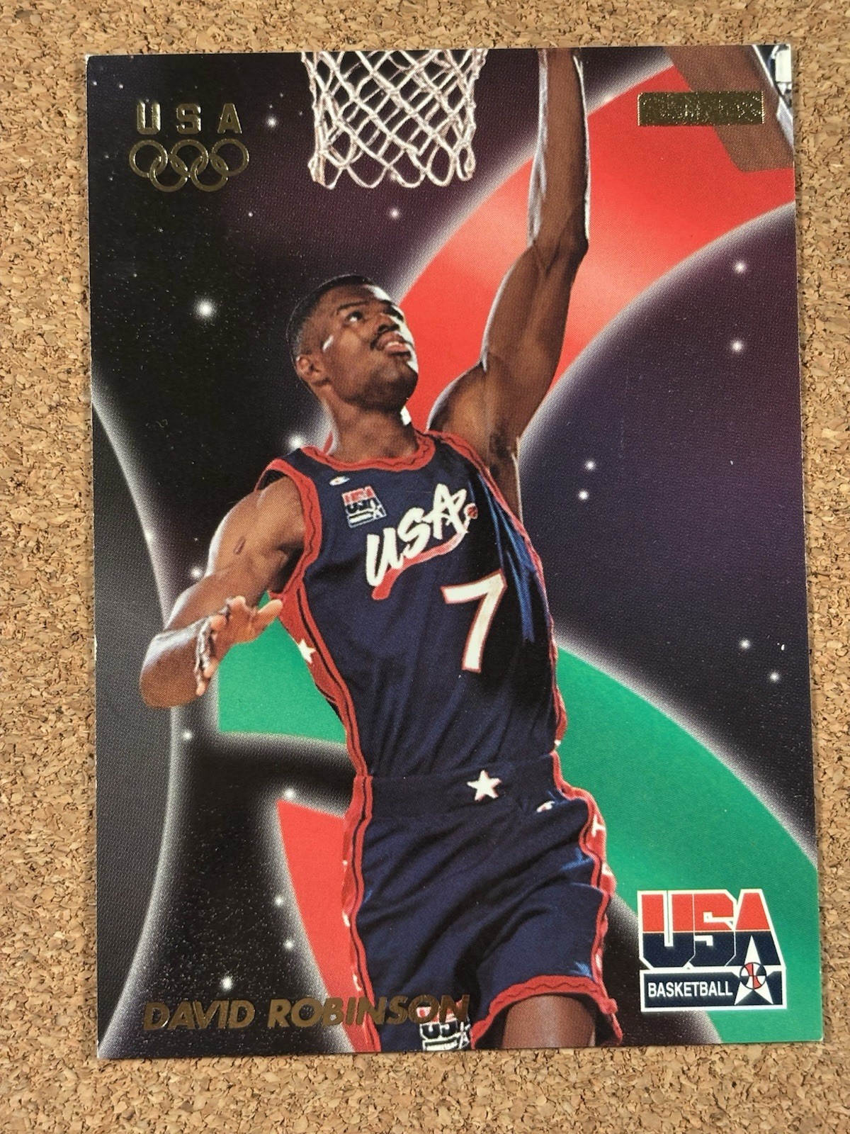 1996 Fleer Skybox – David Robinson #28 USA BASKETBALL TEAM
