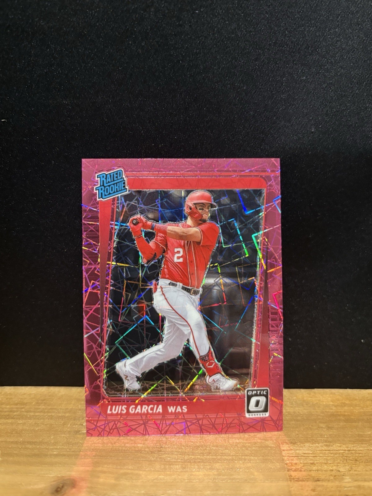 2021 Optic Luis Garcia PINK VELOCITY RC #d/249! Nationals