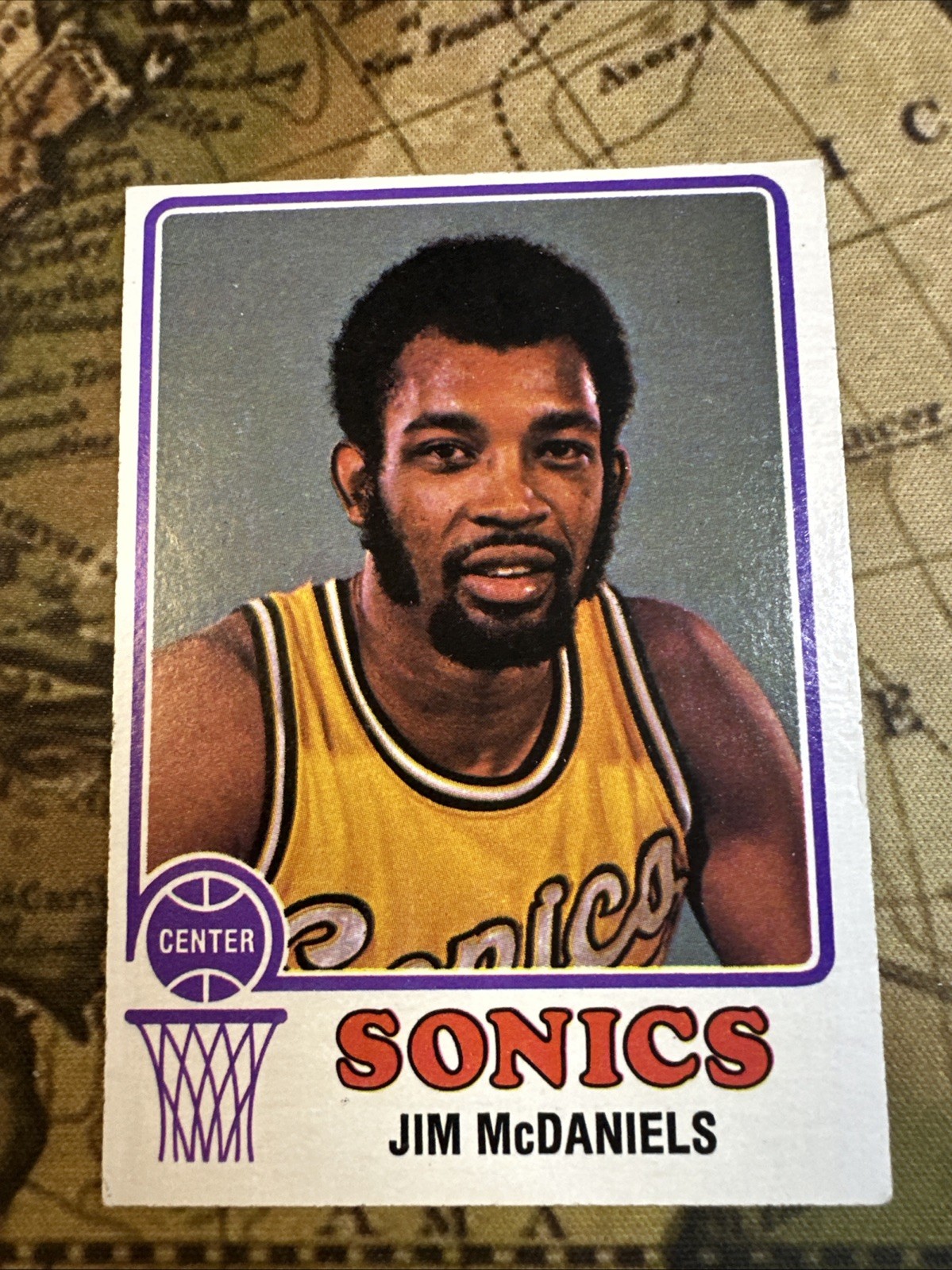 1973-74 Topps #152 Jim McDaniels – NM Sonics Free Ship Pack Fresh