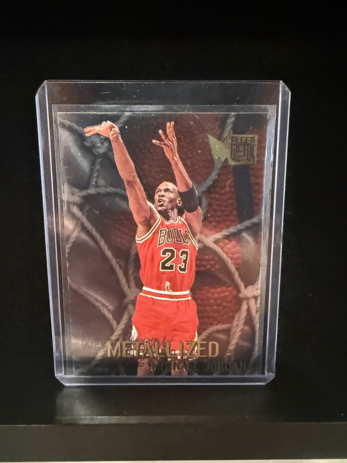1996 Fleer Metal Michael Jordan Metallized #128 Chicago Bulls