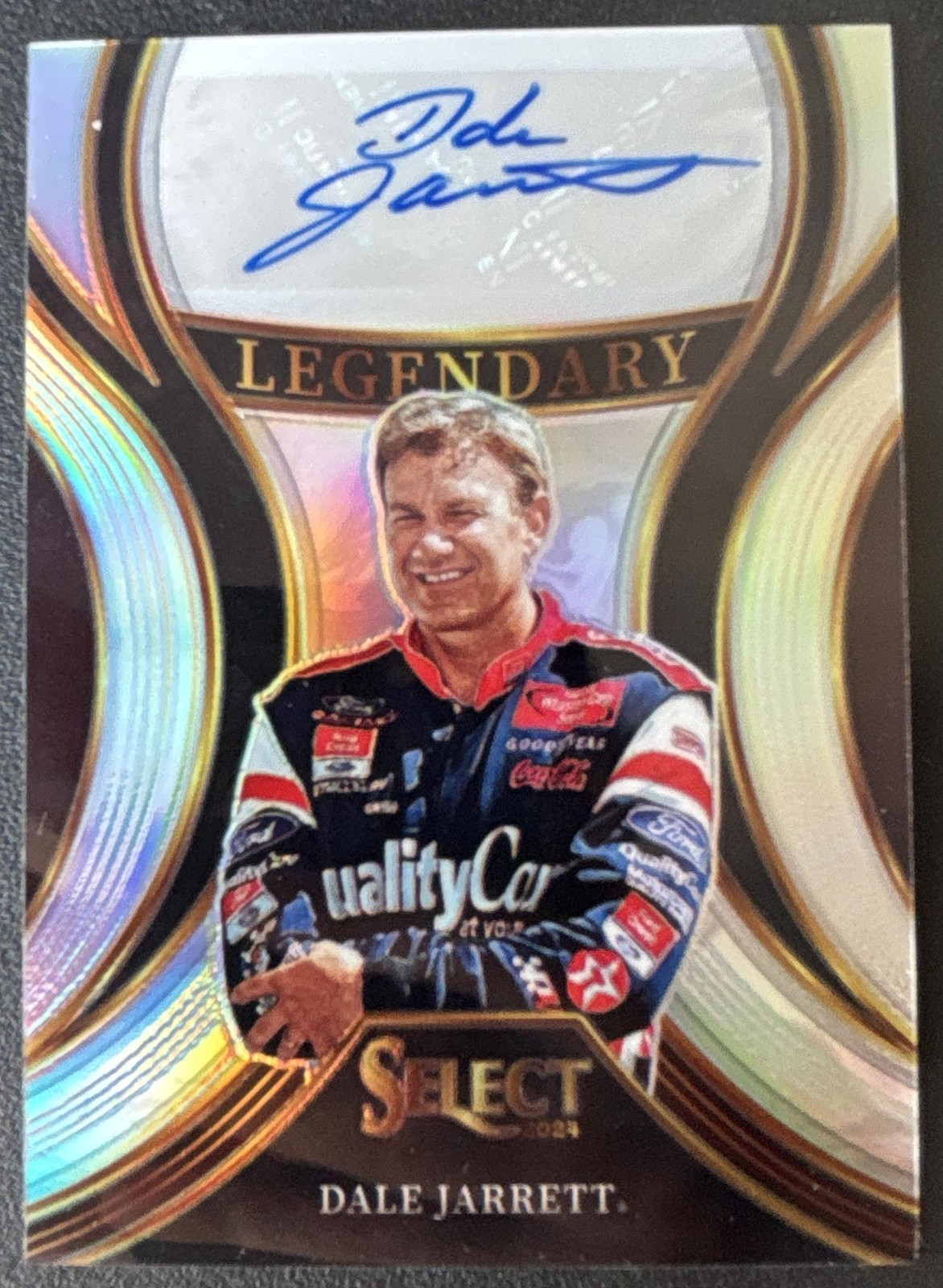 2024 Select Nascar Dale Jarrett Legendary Signatures Prizms #LS-DJT Auto