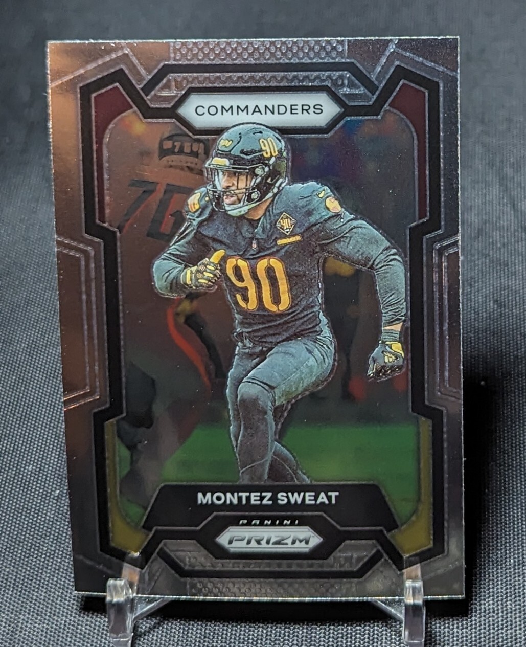 Montez Sweat 2023 Panini PRIZM Football Base Set Card #299 Washington Commanders