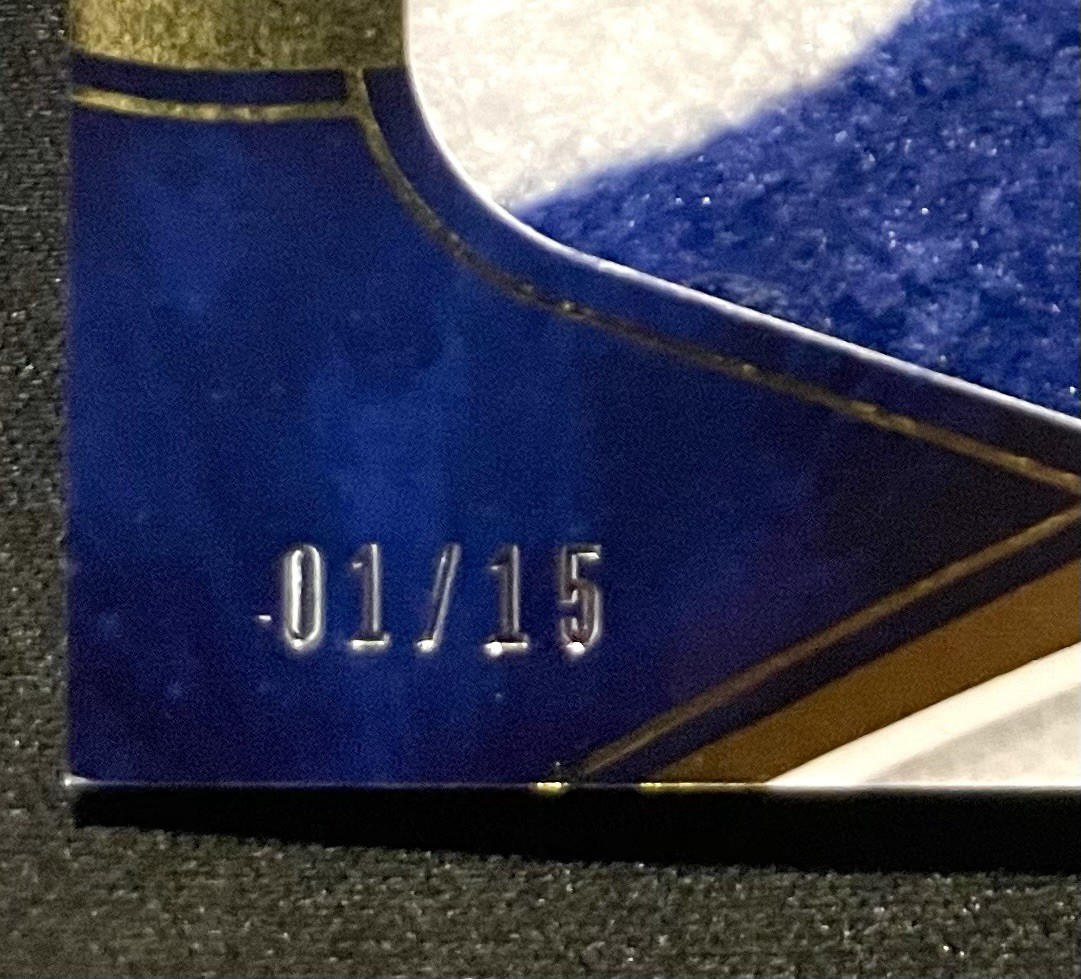 1 /15 🔥 Malik Nabers Sideline Towel Giants Patch 2025 Panini Immaculate