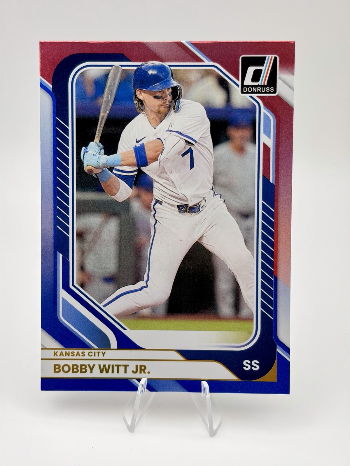 2026 Donruss Bobby Witt Jr Red Blue Border Base Parallel #67 KC Royals All Star