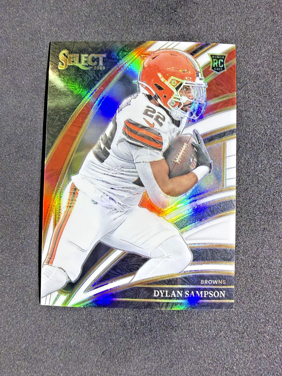 2025 Panini Select Dylan Sampson #255 Rookie White Prizm /35 SSP RC