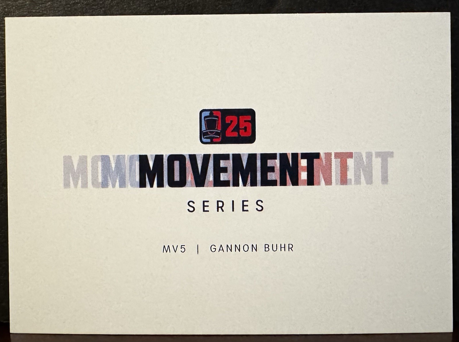 2025 DGPT Disc Golf Pro Tour Movement Series MV5 Gannon Buhr