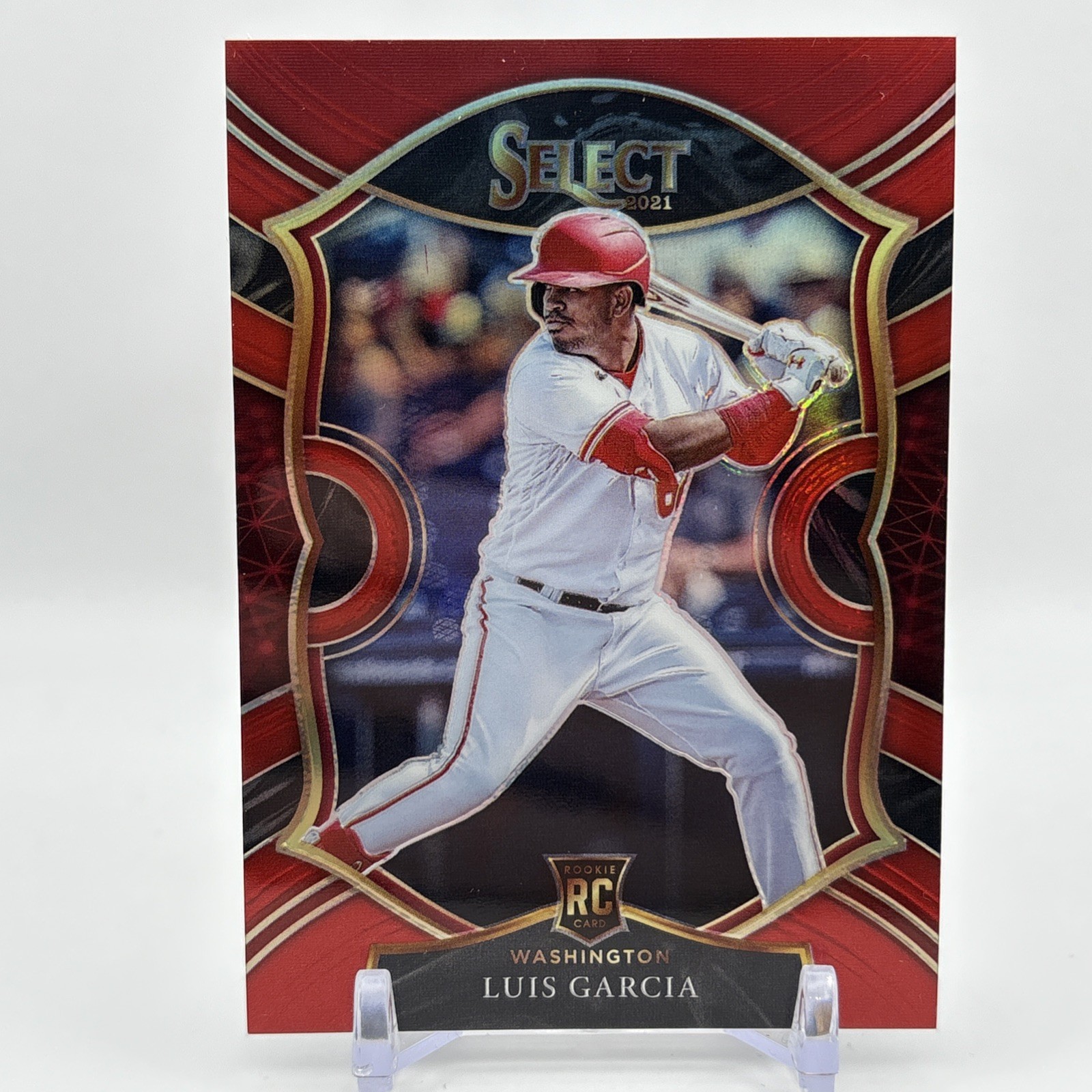 2021 Select Luis Garcia Rookie Red /199 #81 Nationals