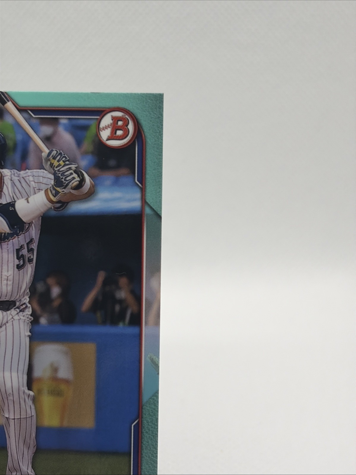 2022 Bowman NPB Nippon Professional Baseball Munetaka Murakami #2 Aqua /175