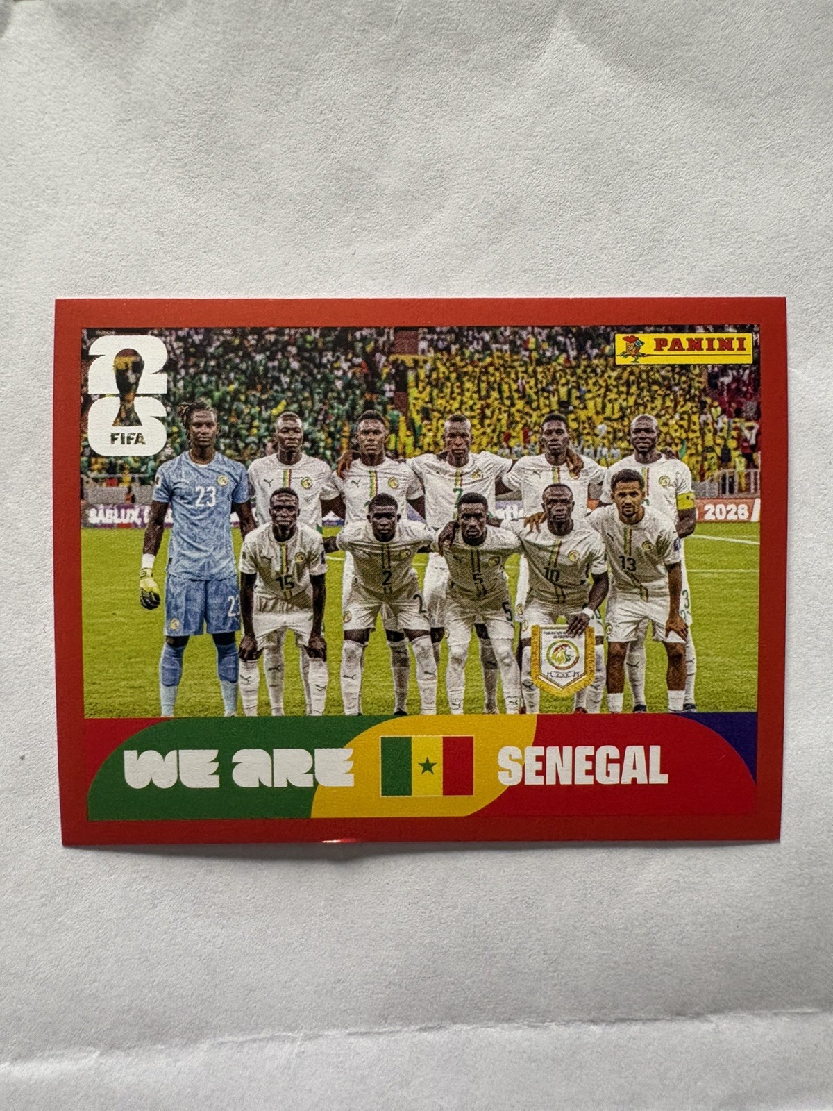 Senegal 🇸🇳 Panini 2026 FIFA World Cup SEN 13 Red Parallel