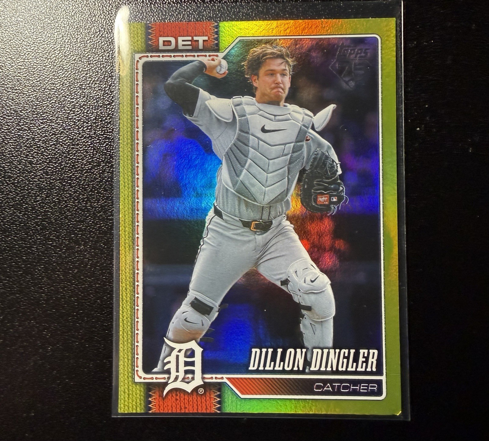 2026 Topps Series 2 – Dillon Dingler #351 Yellow Rainbow Foil /399 Tigers