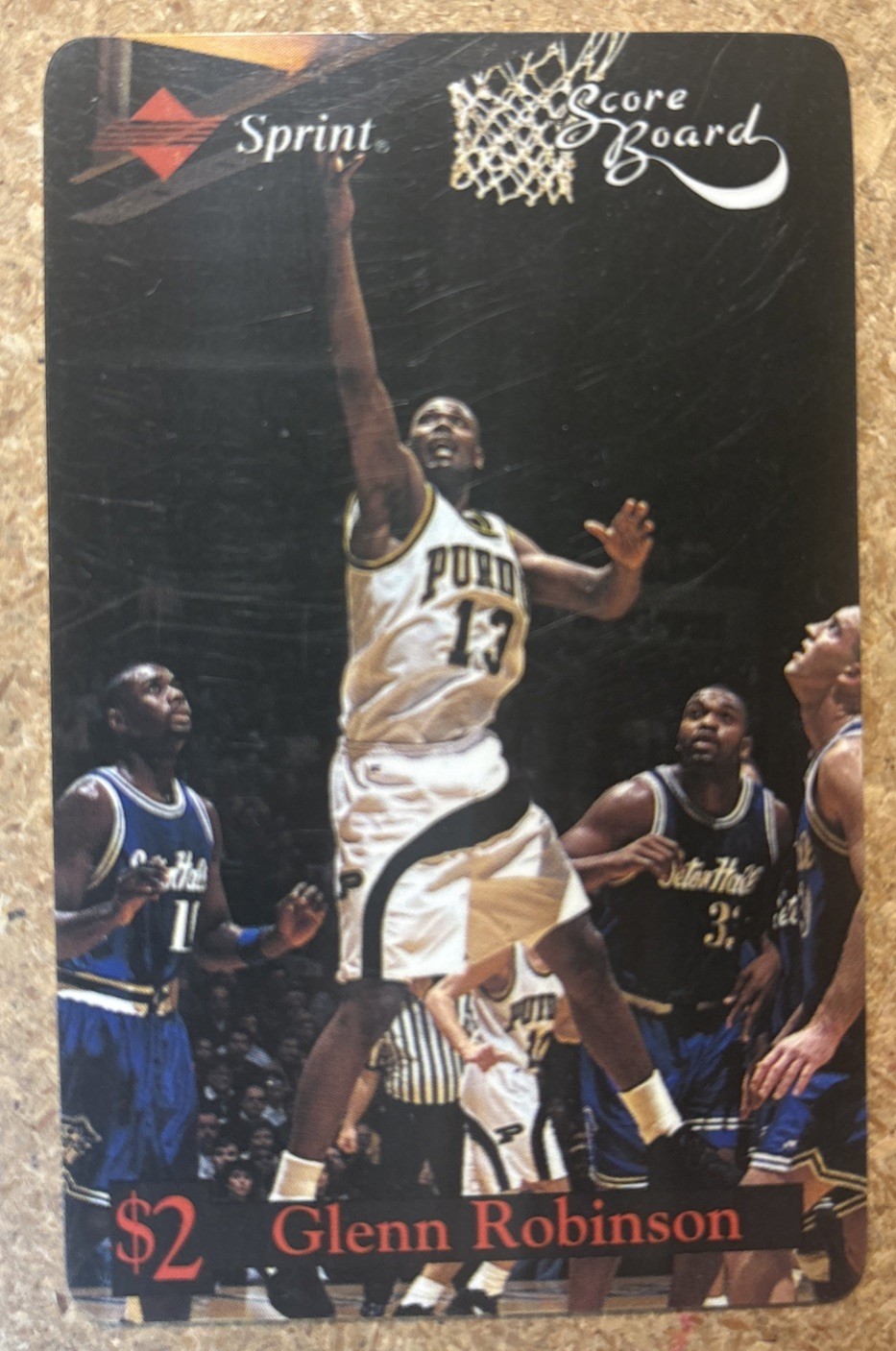 1994 Classic Glenn Robinson $2 Phone Card Sprint Score Board