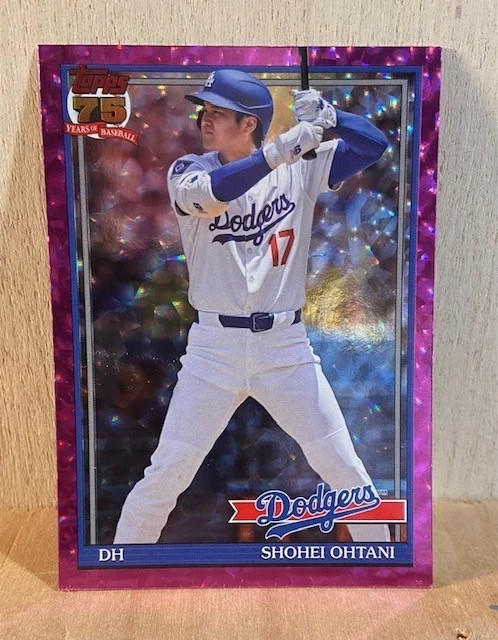 SHOHEI OHTANI 2026 TOPPS SERIES 2 – 91 B2-1 PINK CRACKLE DODGERS