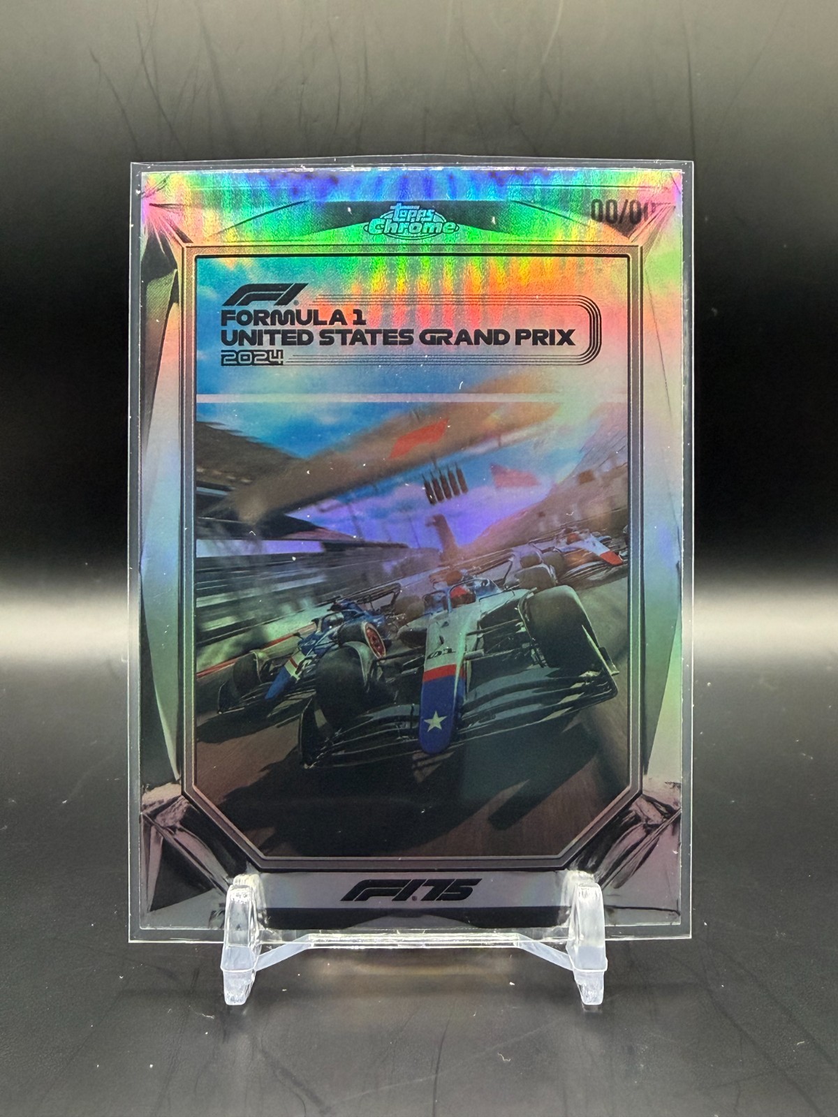 Topps Chrome Formula 1 – Diamond Drives United States Grand Prix F175-8 – F1