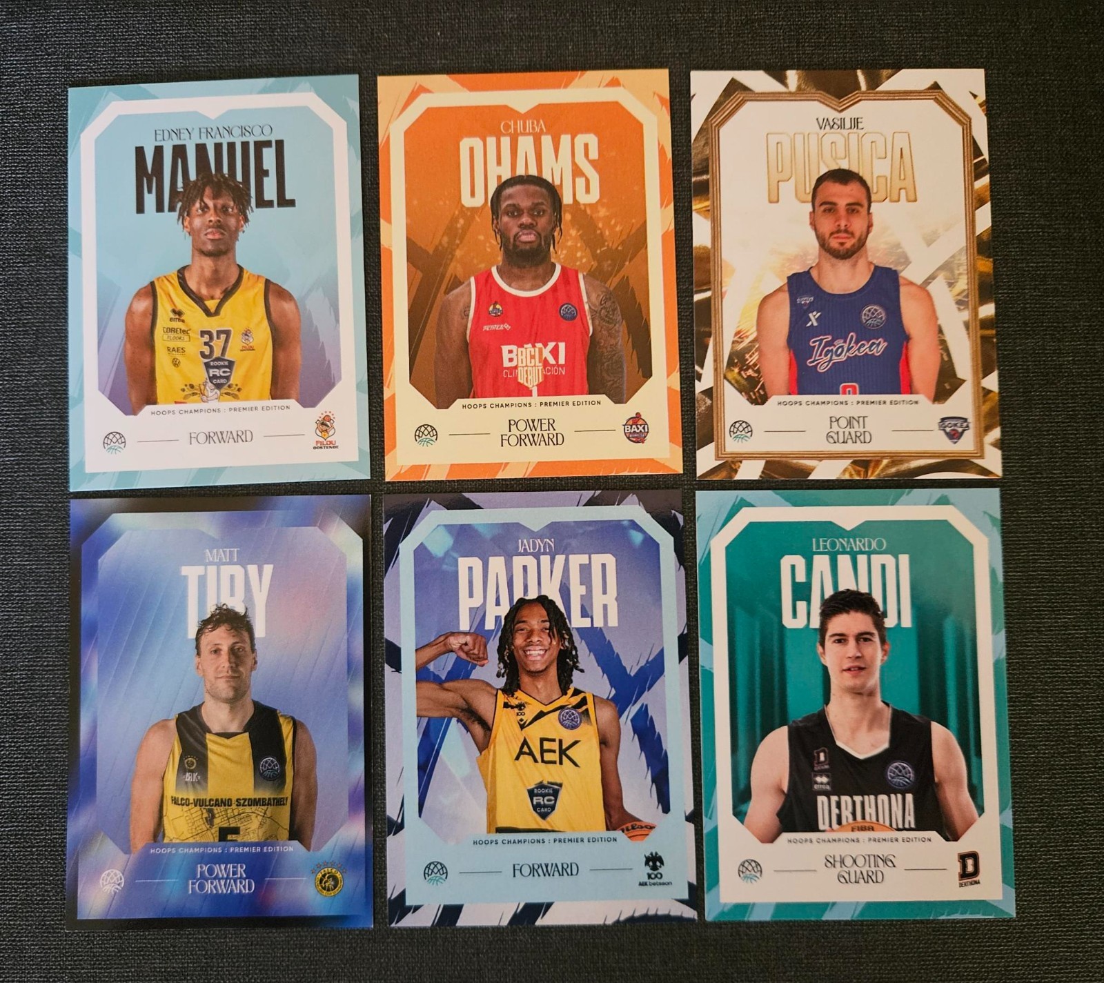 Mythos Cards BCL Hoops Champions Premier Edition #221-440 – You Pick