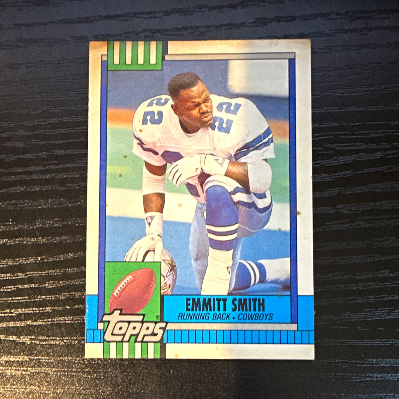 Topps 1990 Topps Traded Emmitt Smith #27T Rookie Base Dallas Cowboys