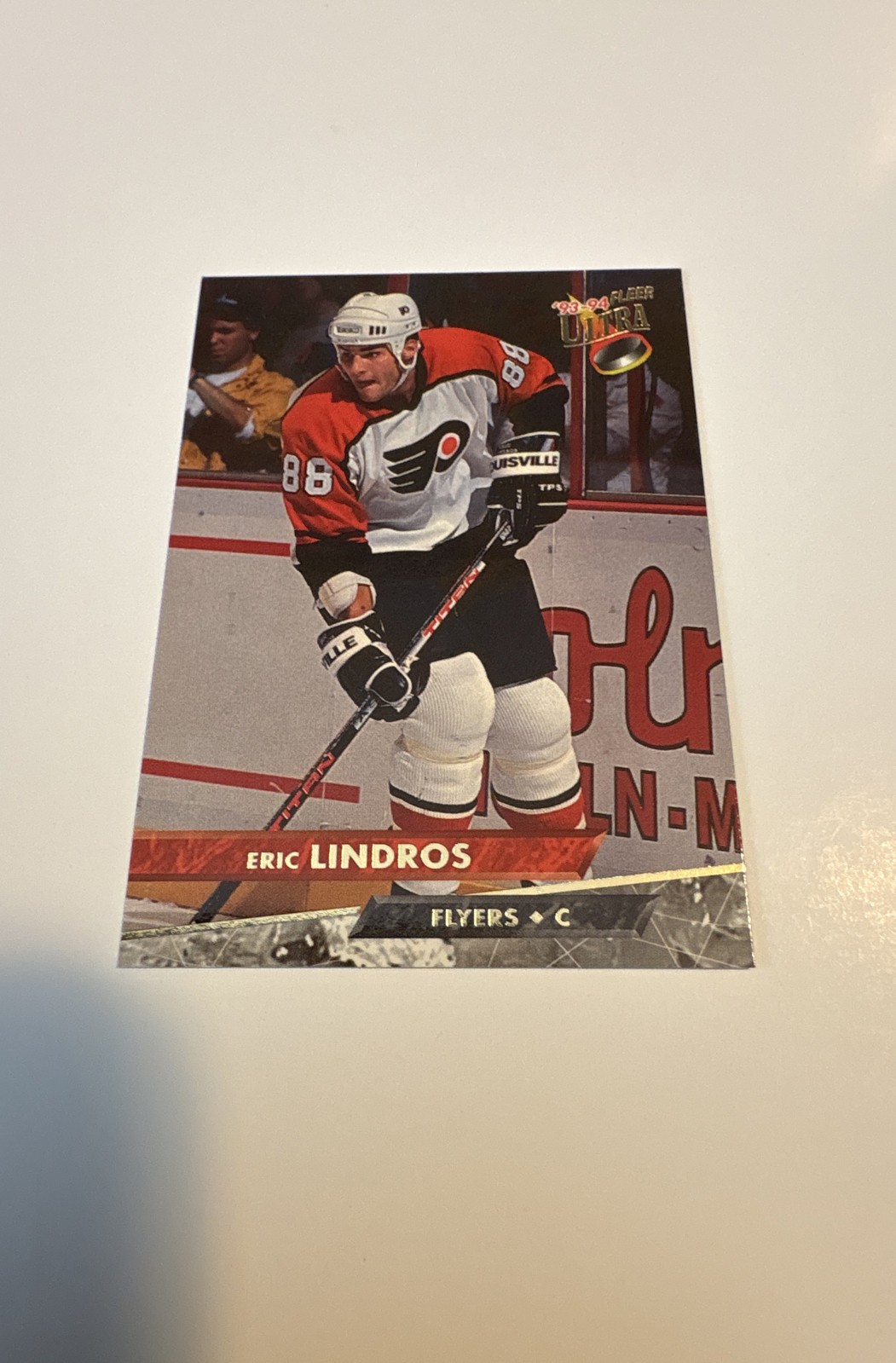 1993-94 Fleer Ultra – Eric Lindros #161 Philadelphia Flyers