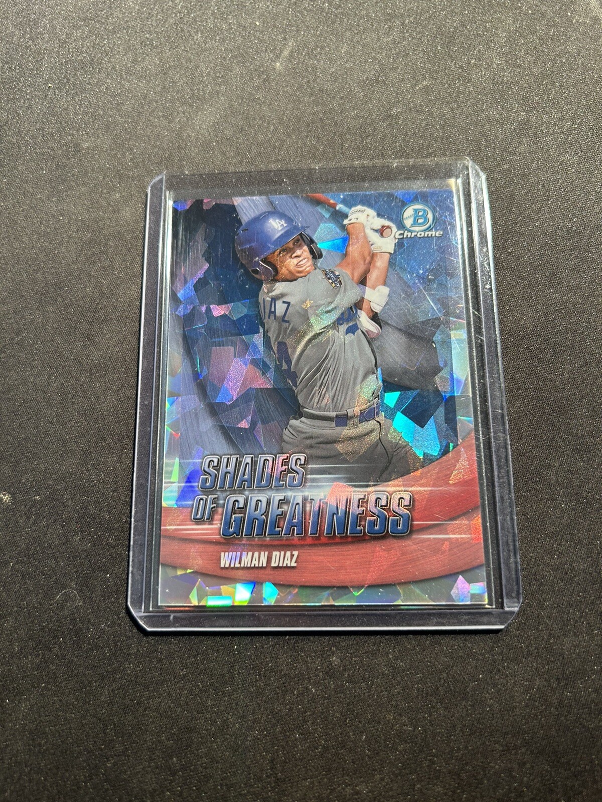 2022 Bowman Chrome Wilman Diaz Shades Of Greatness Atomic Refractor /150