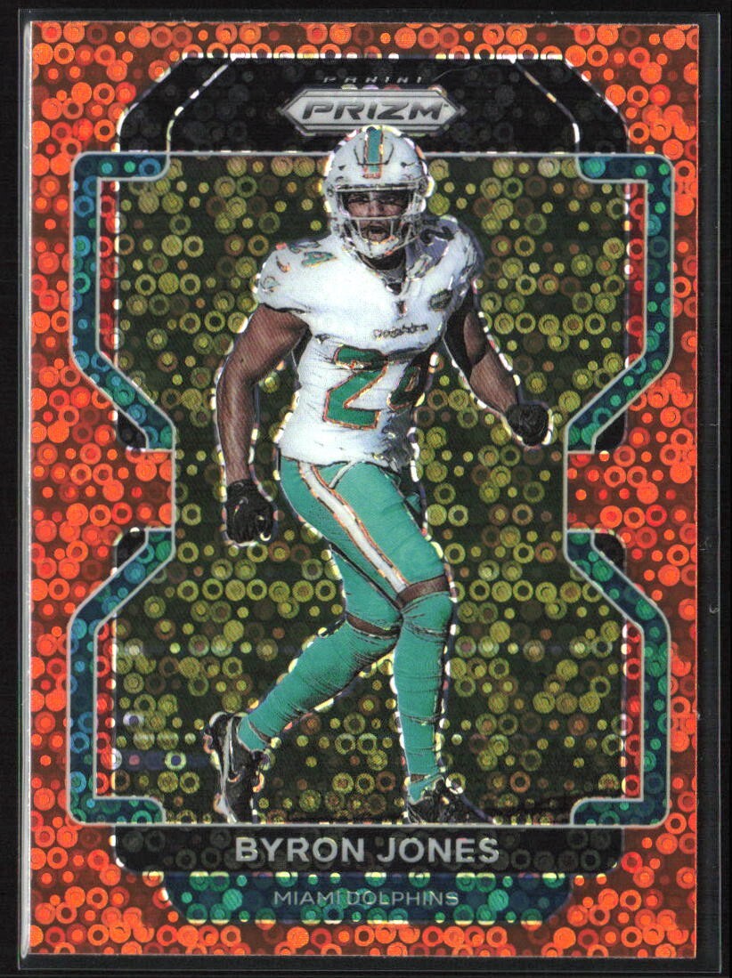 2021 Panini Prizm – Orange Disco Prizm #110 Byron Jones