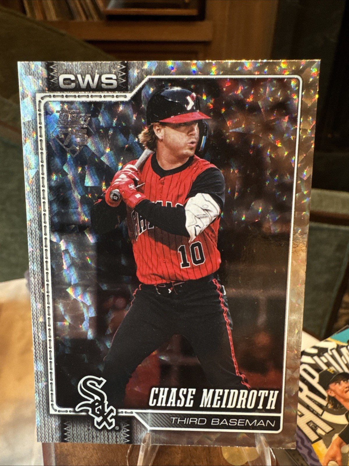 2026 Topps Series 2 Baseball #581 Chase Meidroth DIAMANTE FOIL White Sox