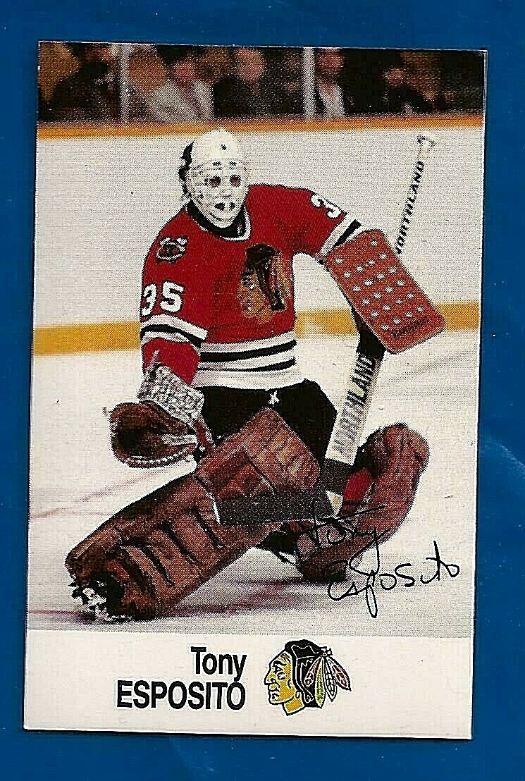 ESSO Oil Co. HOCKEY CARD TONY ESPOSITO BLACK HAWKS NM MINT
