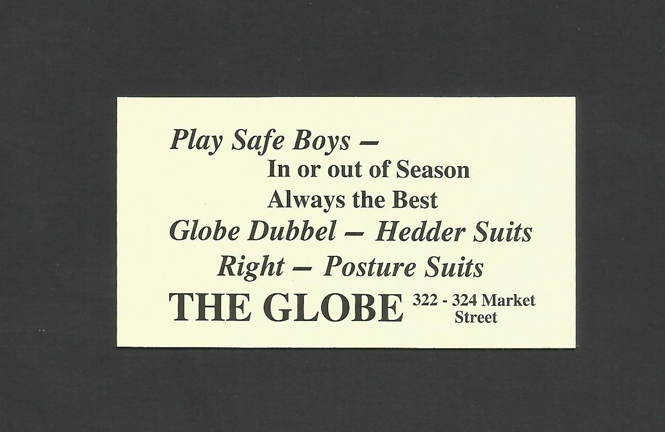 Shoeless Joe Jackson & Ty Cobb 1990’s The Globe Promo Baseball Card