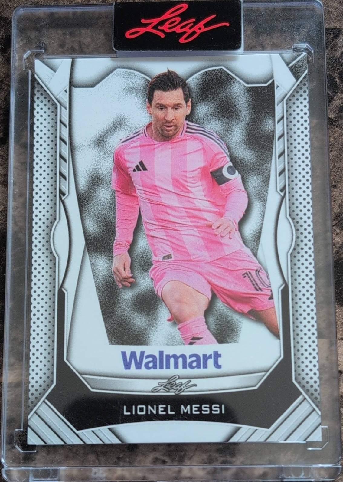 Leaf 2025 Walmart NSCC Exclusive Lionel Messi PB-4 Base Set Soccer Trading Card